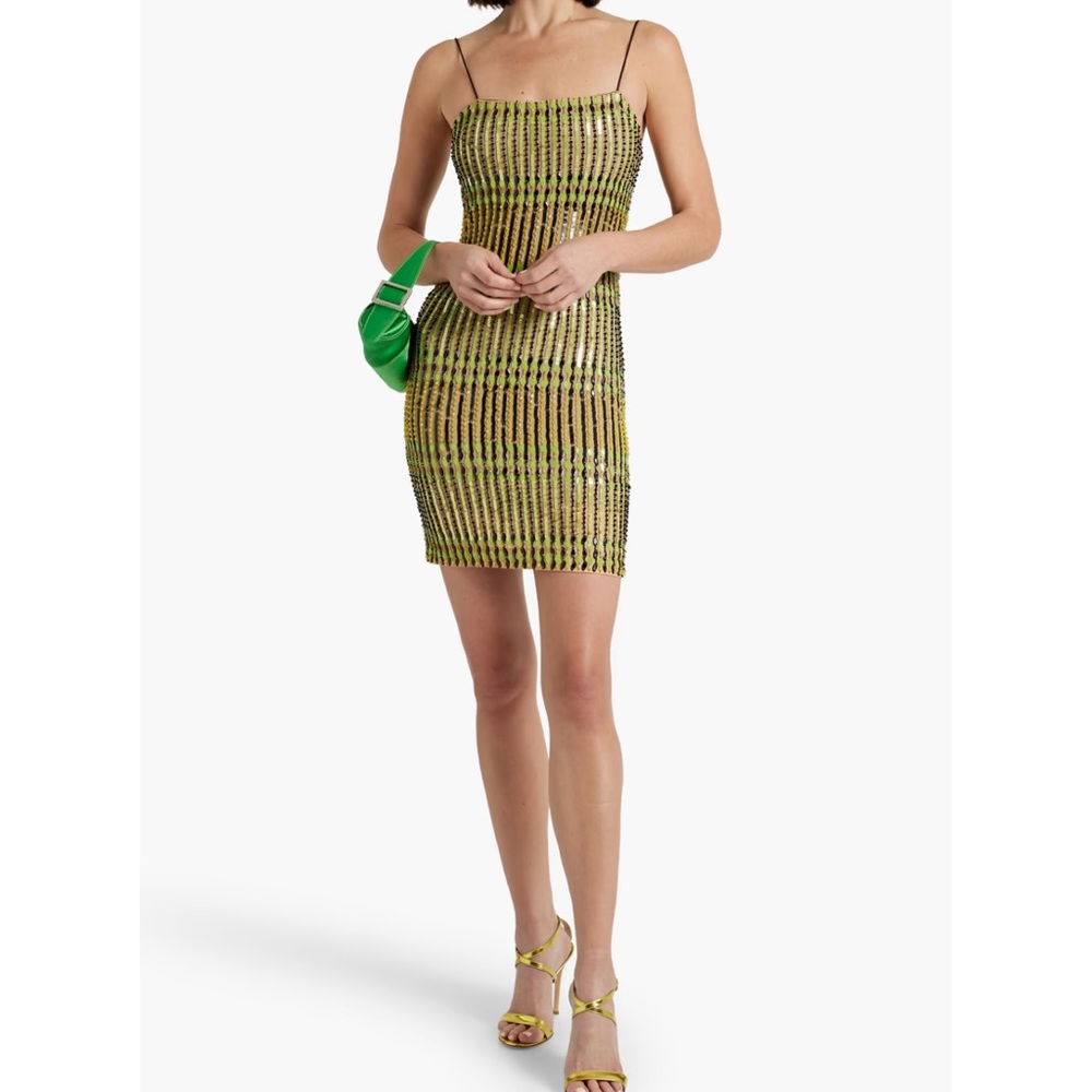 ALICE + OLIVIA
Fifi embellished tulle mini dress